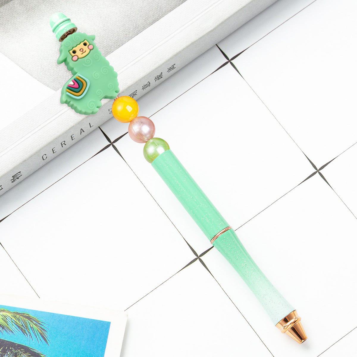 Wholesale Random100pcs/pack  DIY  Product Sheep Cartoon Creative Beaded